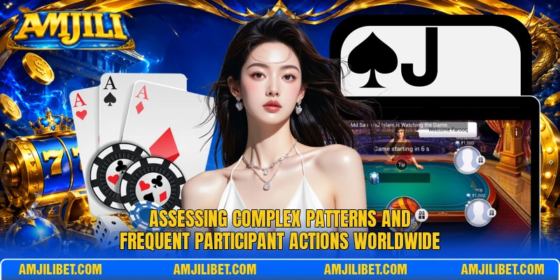 Assessing complex patterns and frequent participant actions worldwide