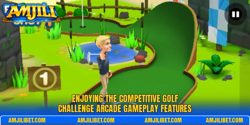 Enjoying the competitive Golf Challenge arcade gameplay features