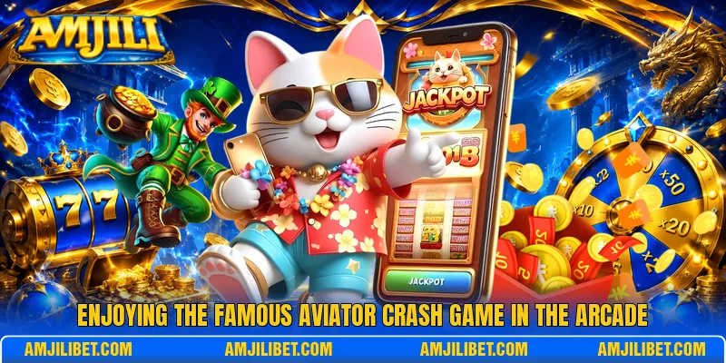 Enjoying the famous aviator crash game in the Arcade