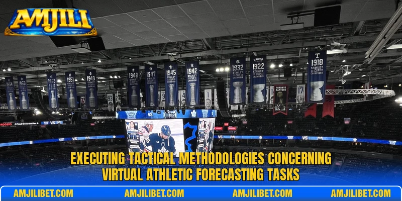 Executing tactical methodologies concerning virtual athletic forecasting tasks