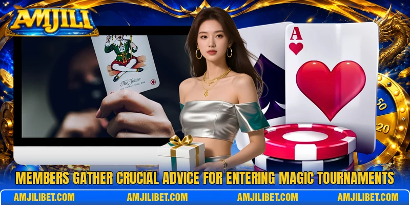 Members gather crucial advice for entering magic tournaments