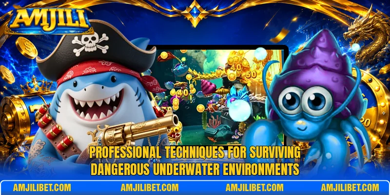 Professional techniques for surviving dangerous underwater environments