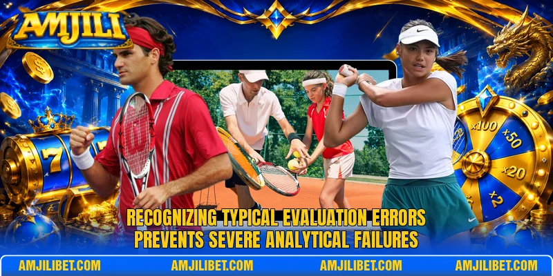 Recognizing typical evaluation errors prevents severe analytical failures