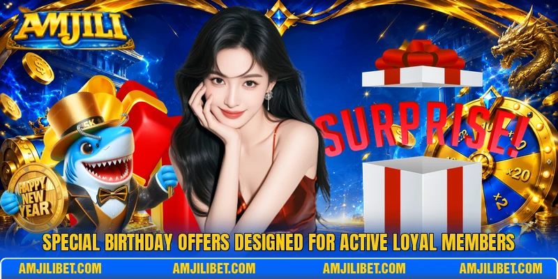 Special birthday offers designed for active loyal members