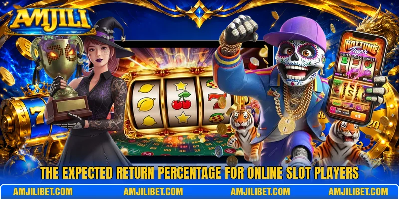 The expected return percentage for online slot players