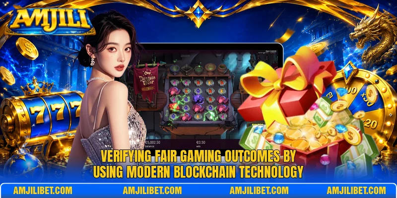 Verifying fair gaming outcomes by using modern blockchain technology